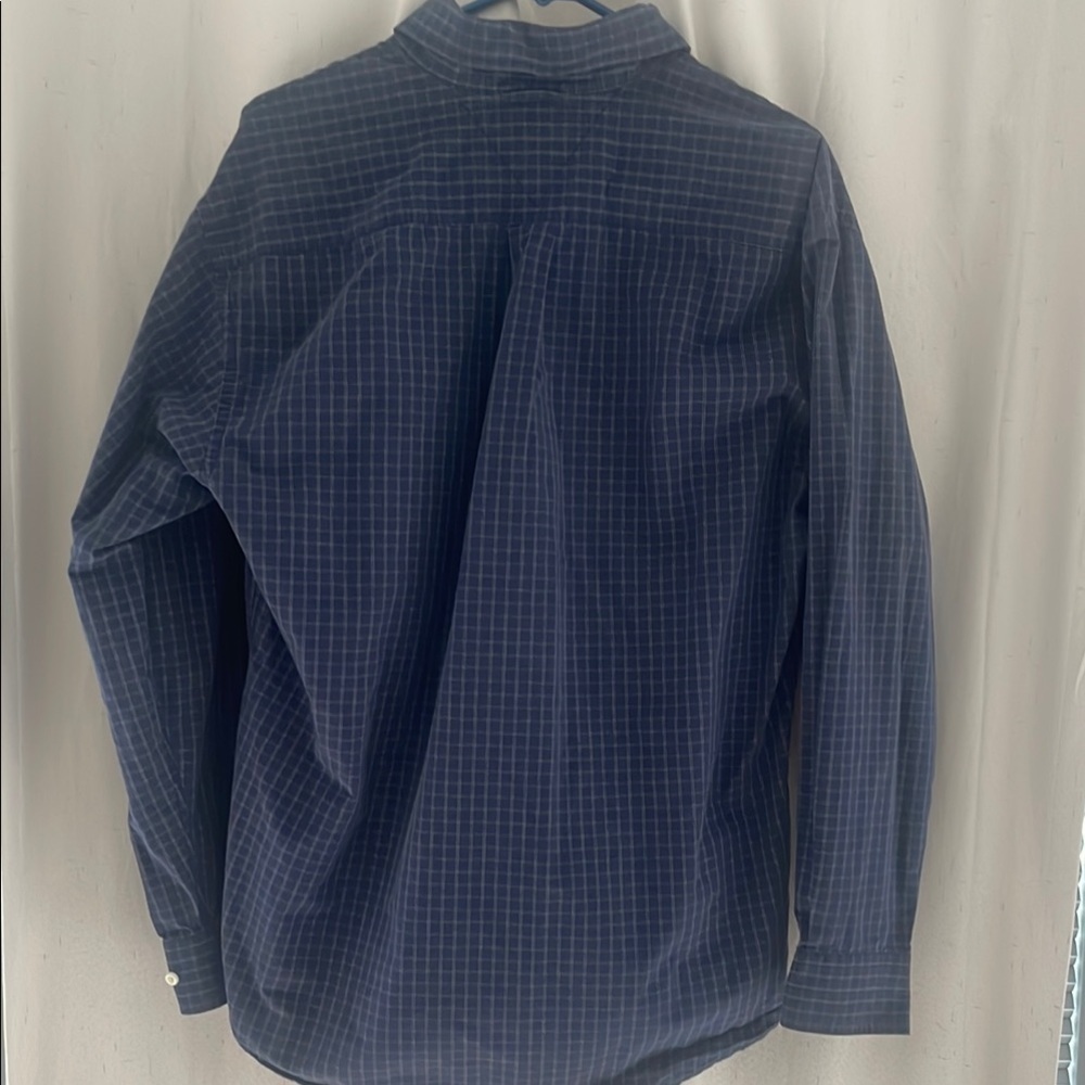 Tommy Hilfiger Blue Casual Check Shirt - Picture 3 of 3